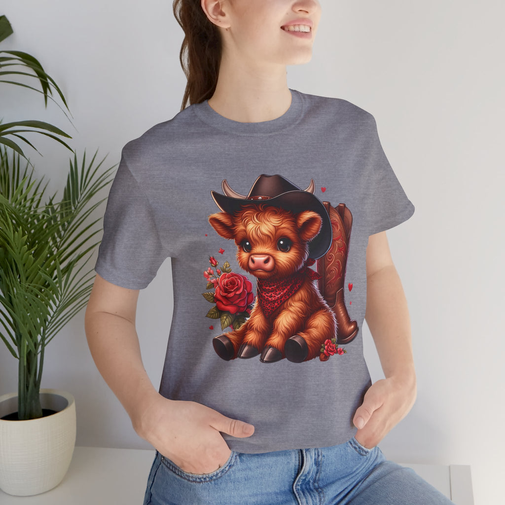 Baby Highland Cow Unisex Jersey Short Sleeve Tee
