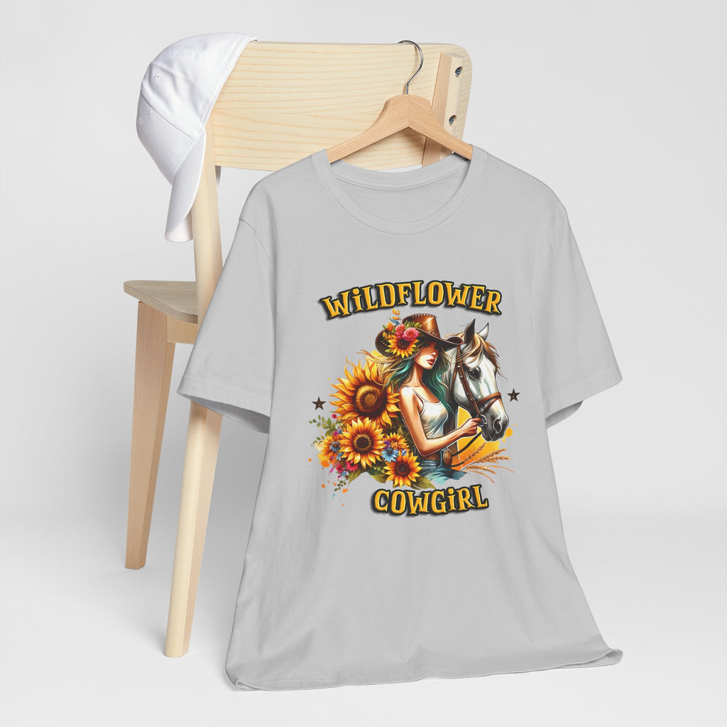 Western Wildflower Girl Jersey Short Sleeve Tee