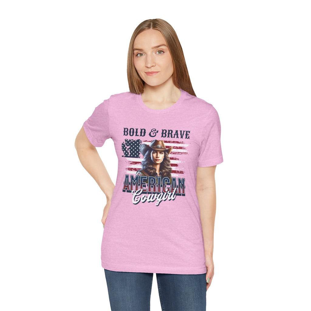 Bold & Brave American Cowgirl Unisex Jersey Short Sleeve Tee