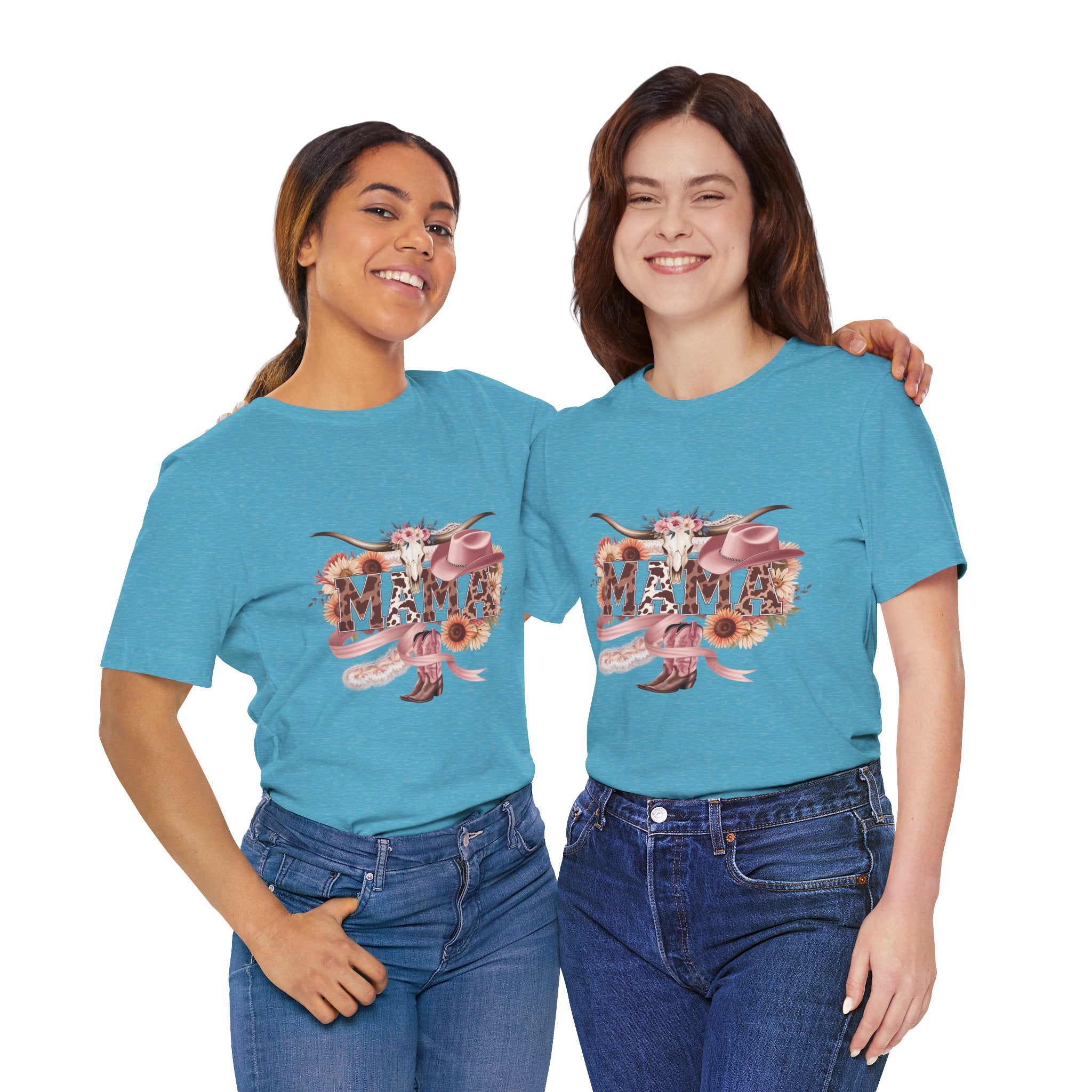 Western 'MAMA' Jersey Tee — Mama Graphic T-Shirt