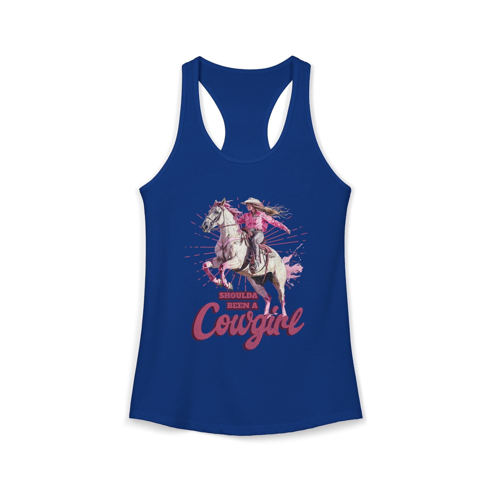 Shoulda Been a Cowgirl Women's Ideal Racerback Tank