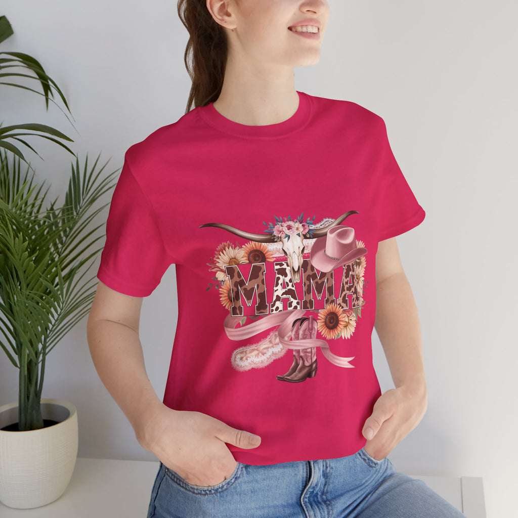 Western 'MAMA' Jersey Tee — Mama Graphic T-Shirt