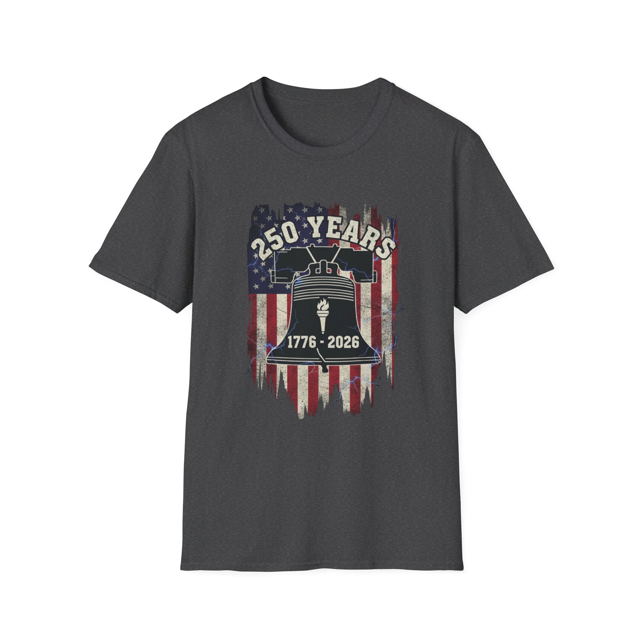 1776 To 2026 250 Years of America Unisex Softstyle T-Shirt