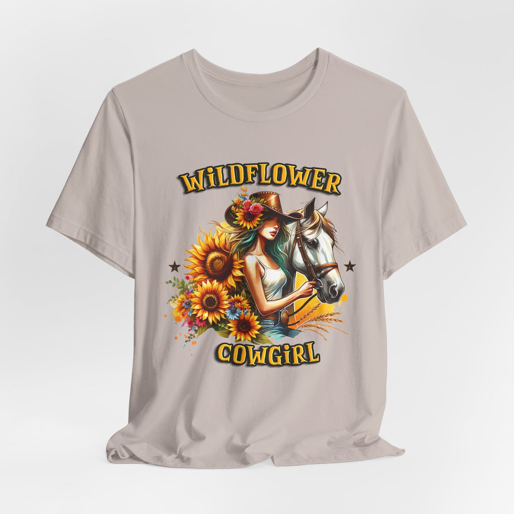 Western Wildflower Girl Jersey Short Sleeve Tee
