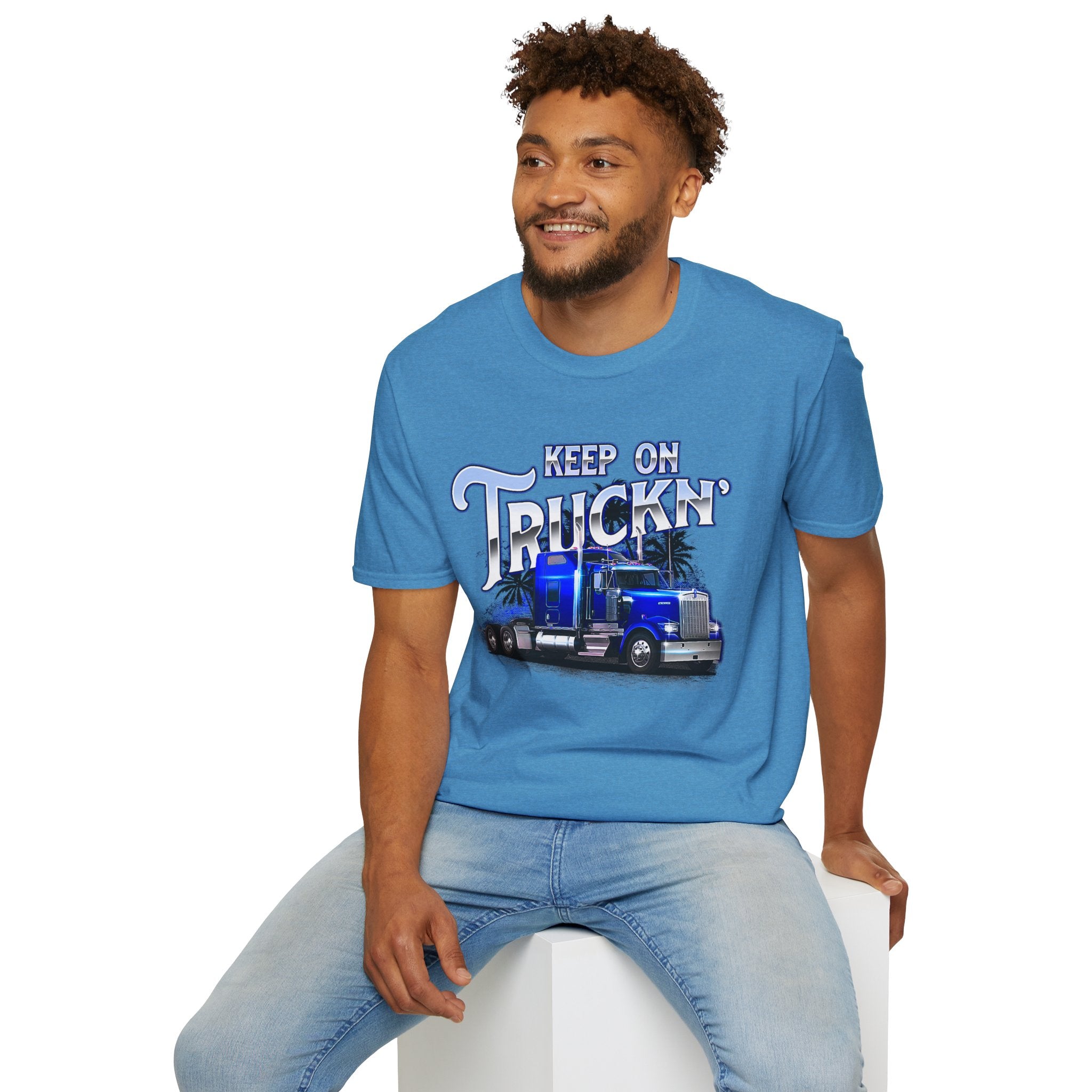 Keep On Truckn Trucker Soft Style T-Shirt
