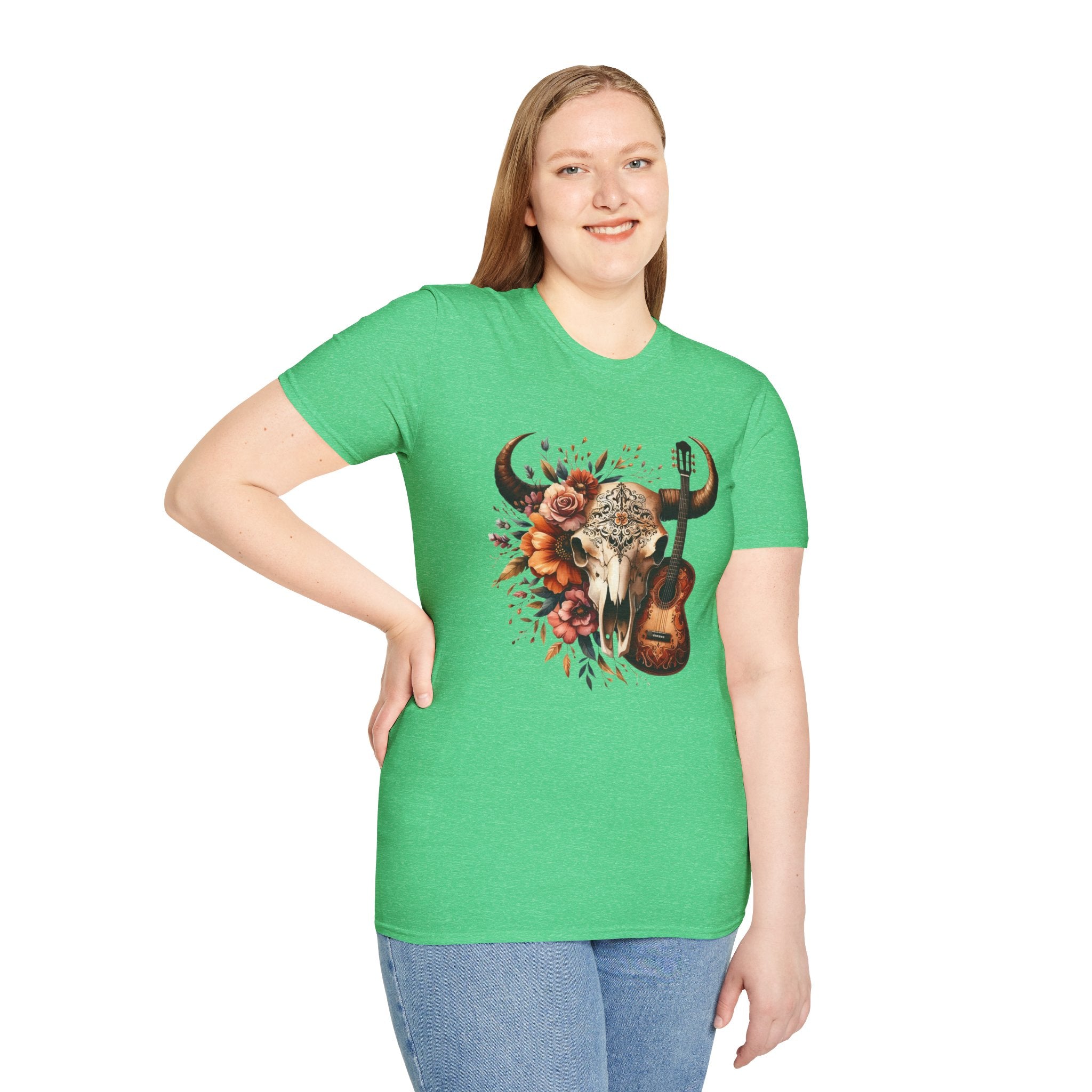 Western Skull Unisex Soft style T-Shirt