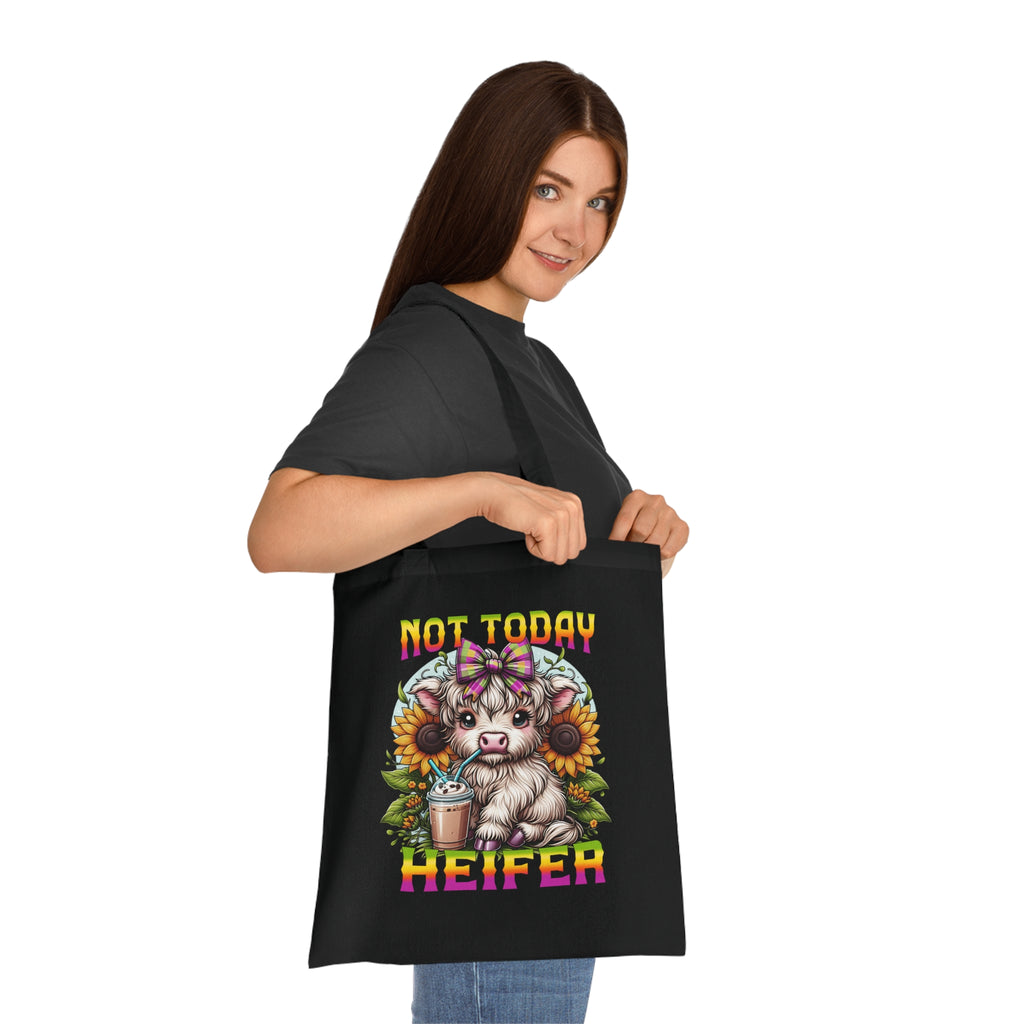 Not Today Heifer Cotton Tote