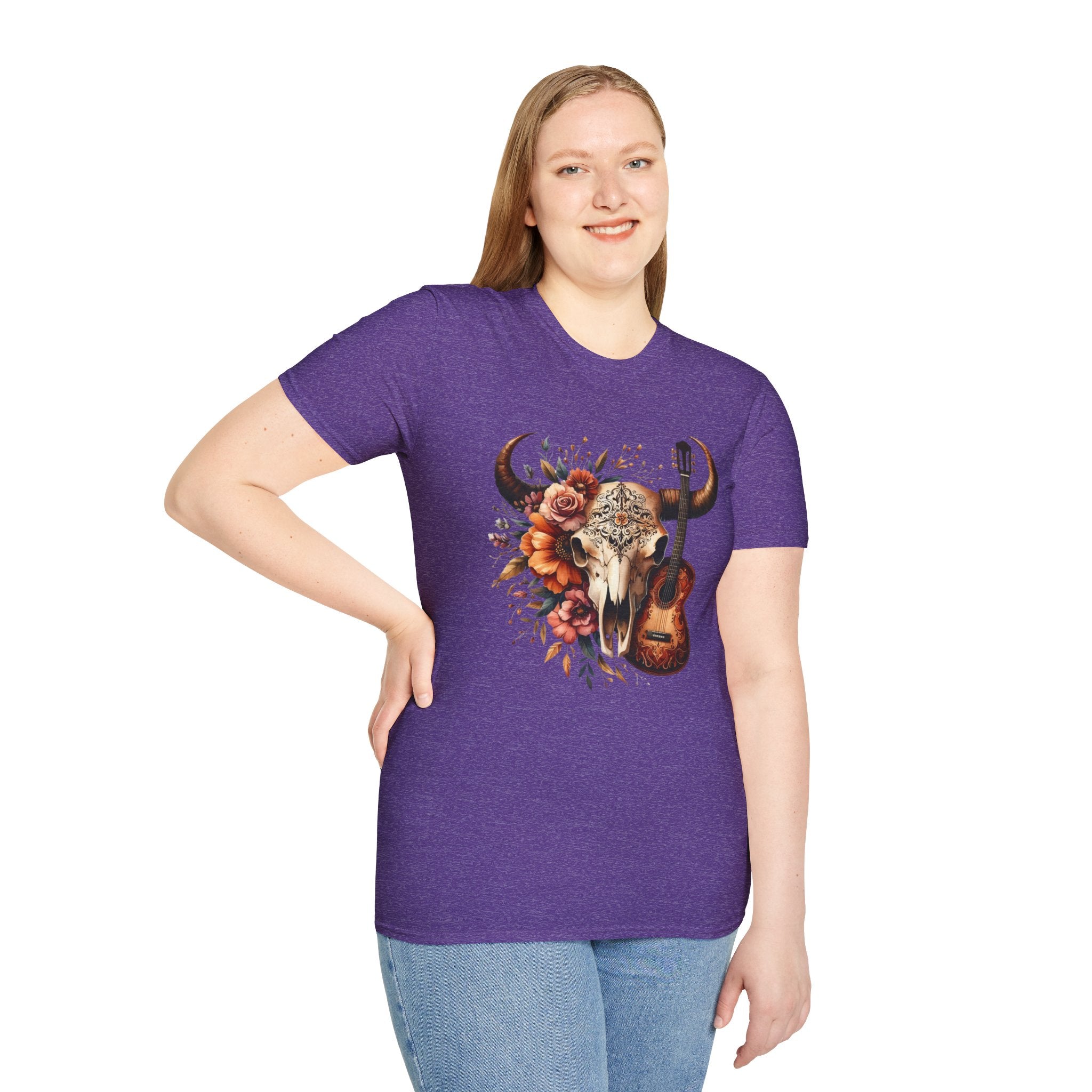 Western Skull Unisex Soft style T-Shirt