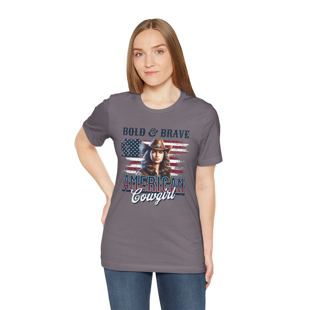 Bold & Brave American Cowgirl Unisex Jersey Short Sleeve Tee