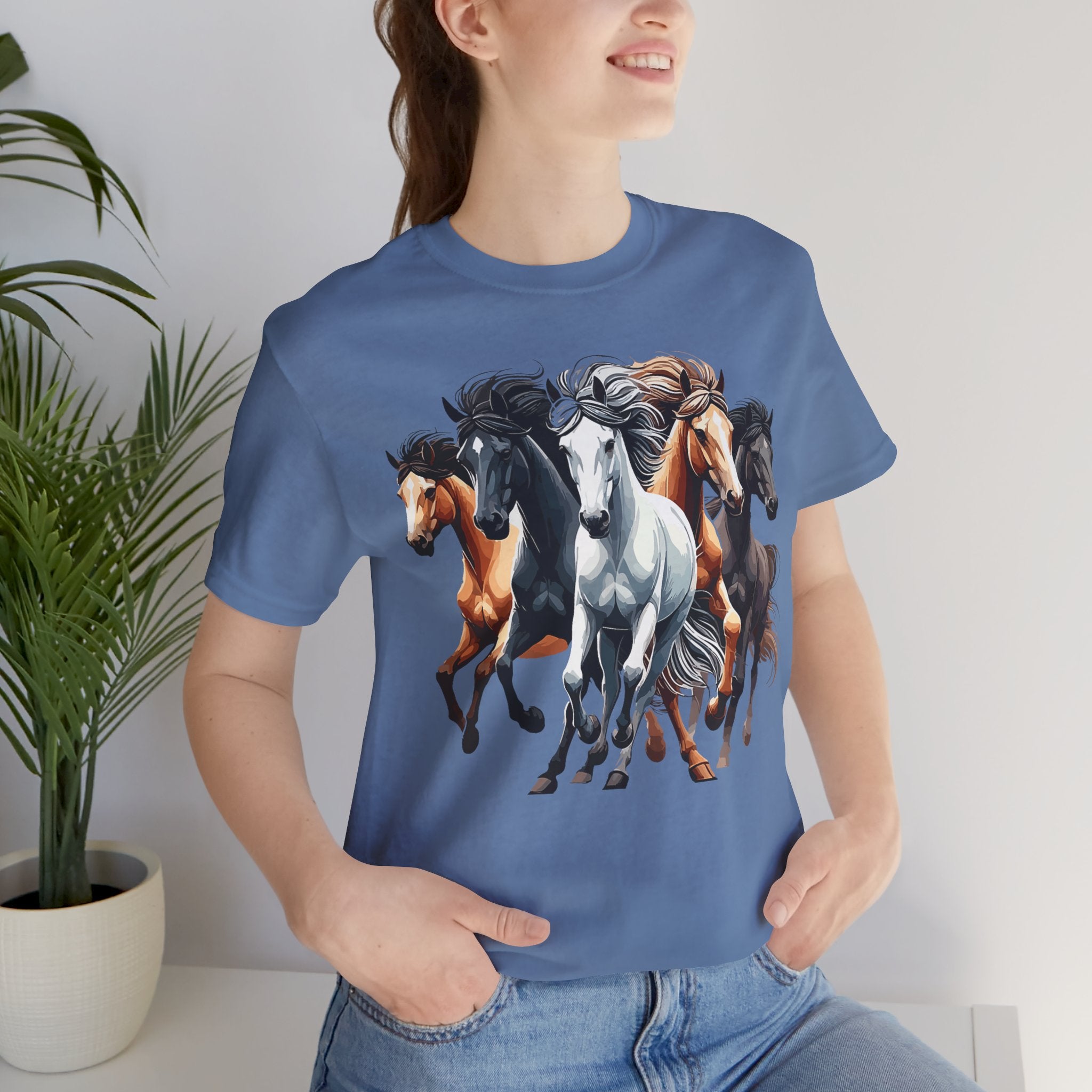 Wild Horse Western Tee — Custom Rodeo-Inspired Graphic T-Shirt