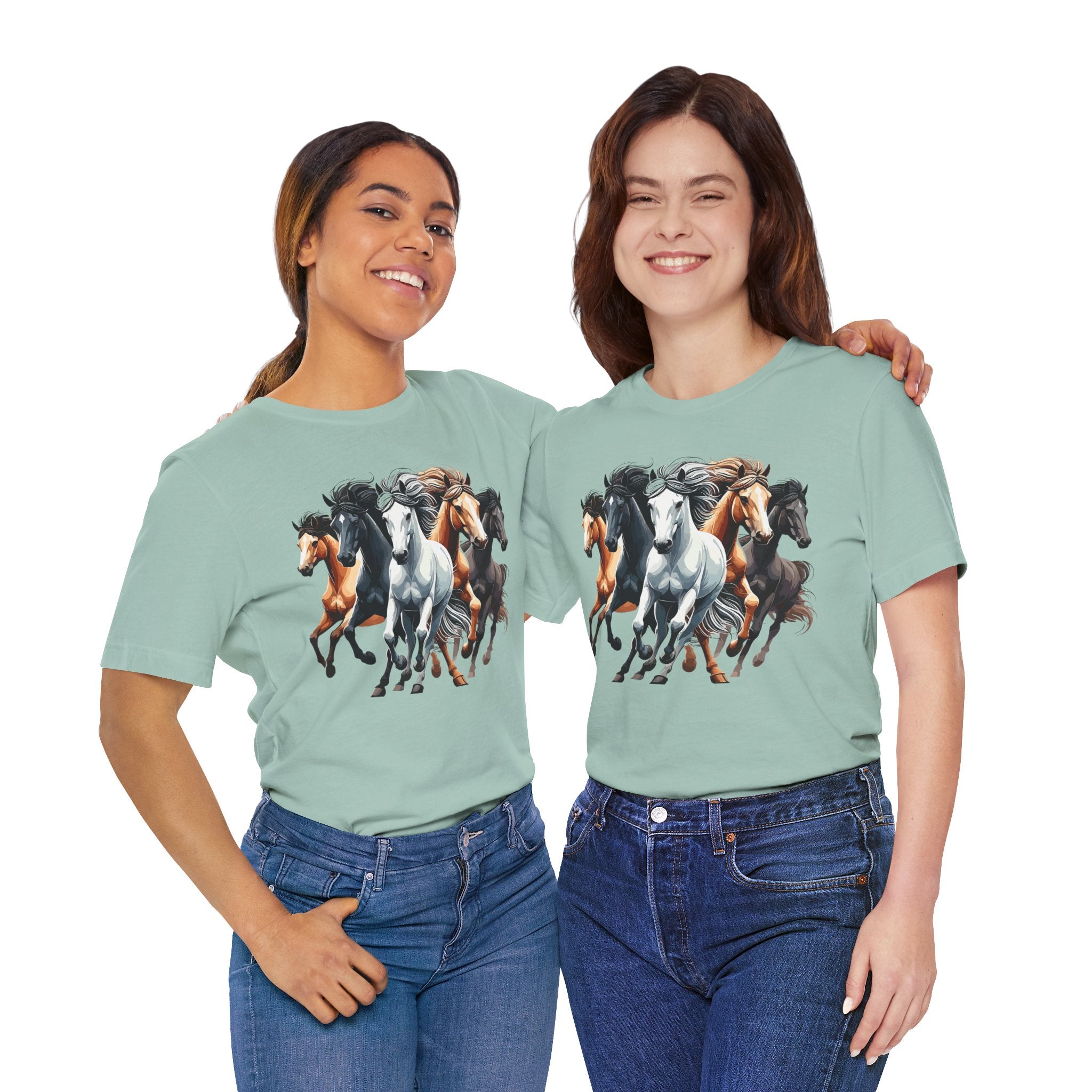 Wild Horse Western Tee — Custom Rodeo-Inspired Graphic T-Shirt