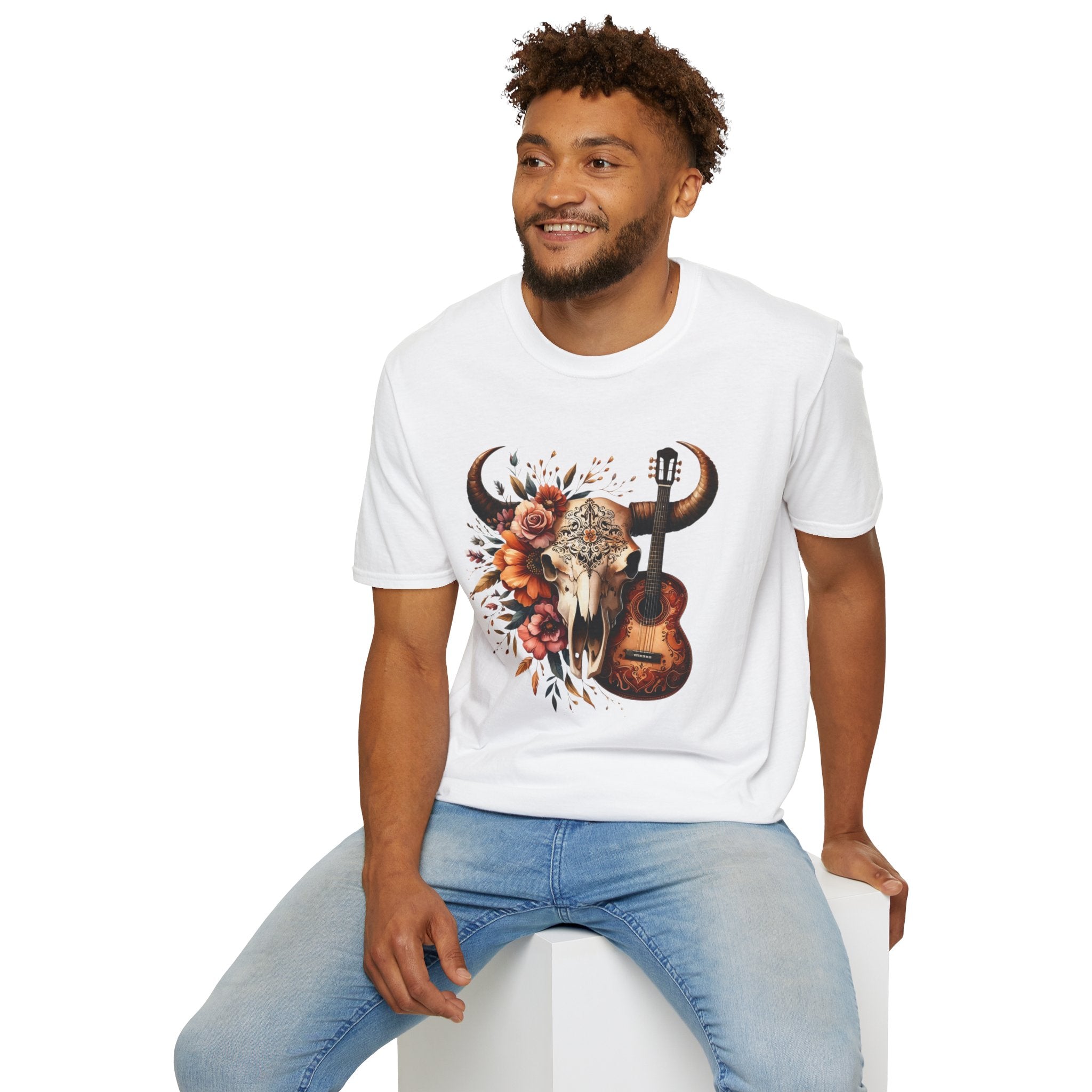 Western Skull Unisex Soft style T-Shirt