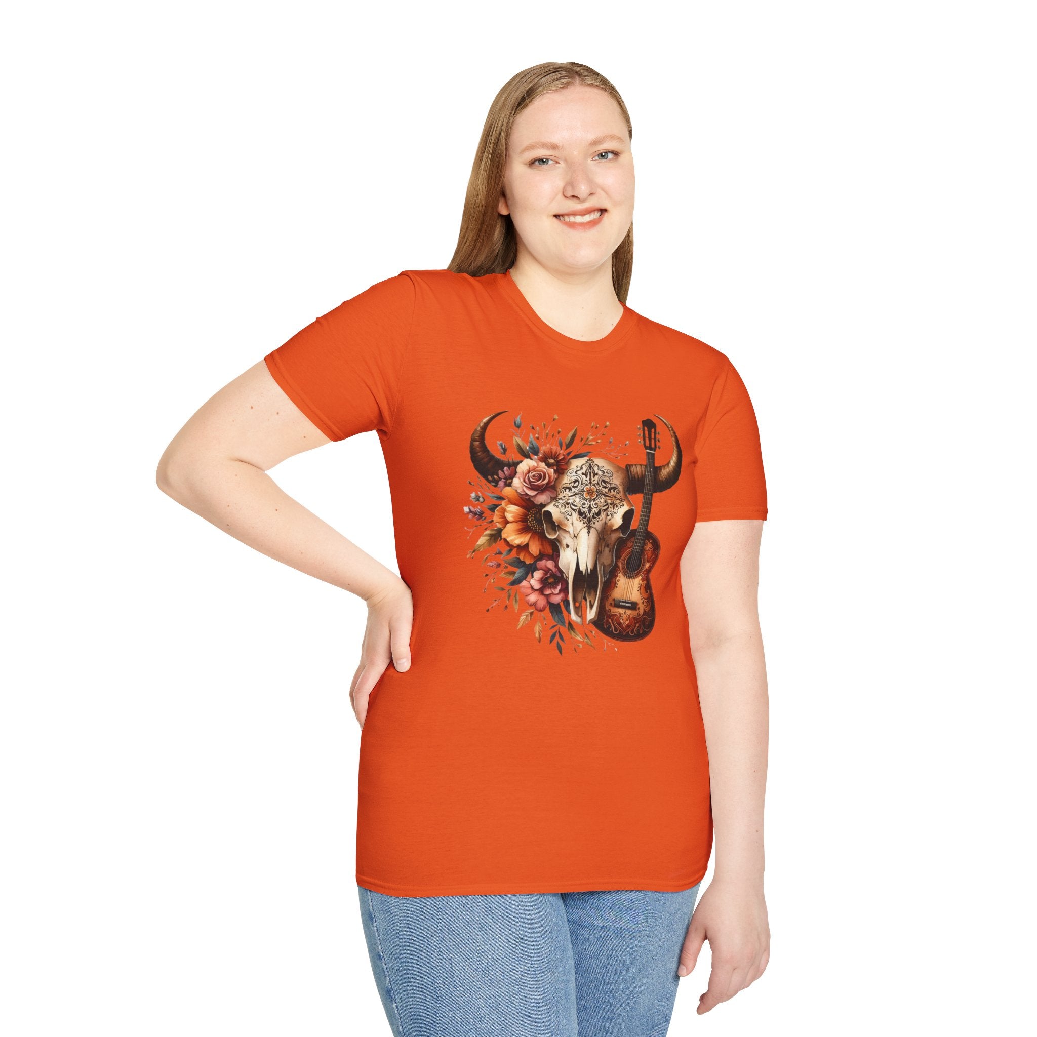 Western Skull Unisex Soft style T-Shirt