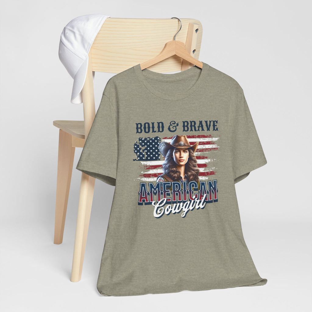 Bold & Brave American Cowgirl Unisex Jersey Short Sleeve Tee