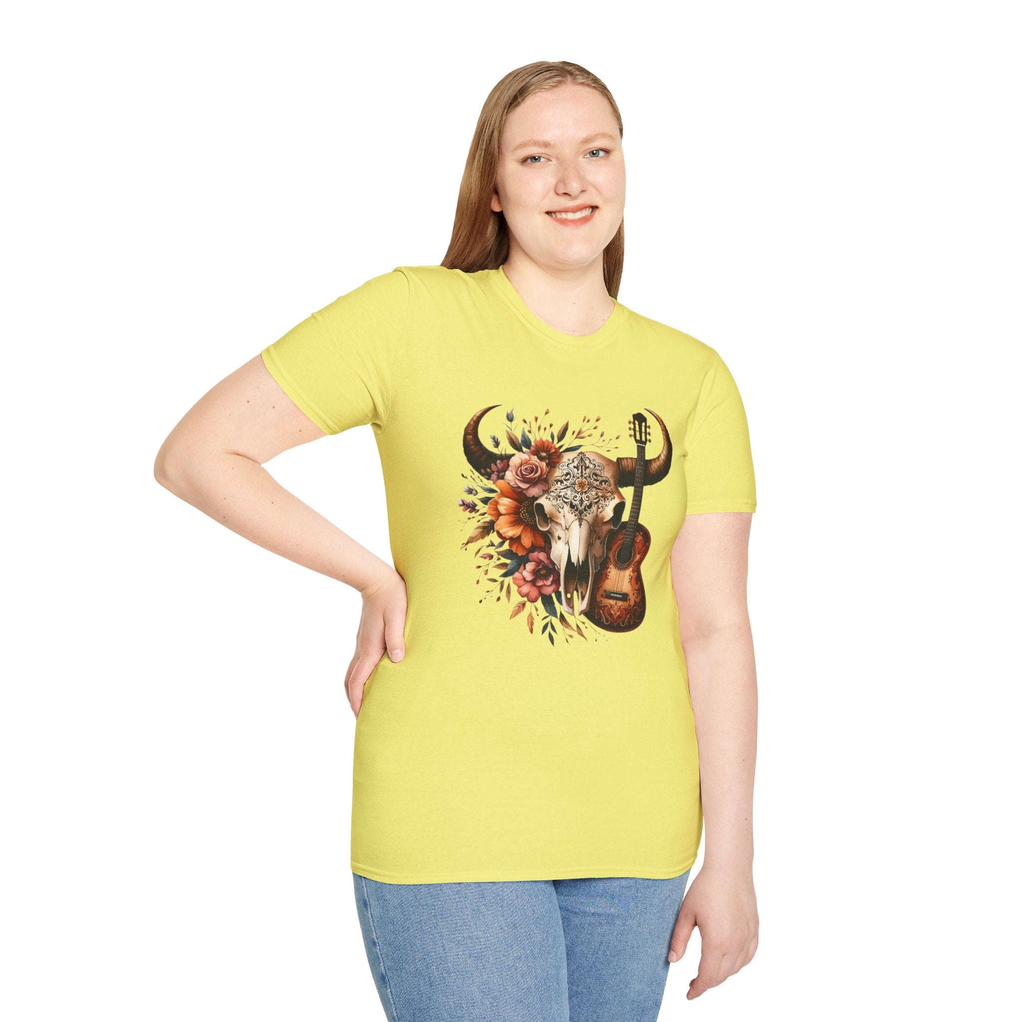 Western Skull Unisex Soft style T-Shirt