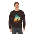 Rodeo Bucking Horse Crewneck Sweatshirt — Western Cowboy Rodeo Graphic