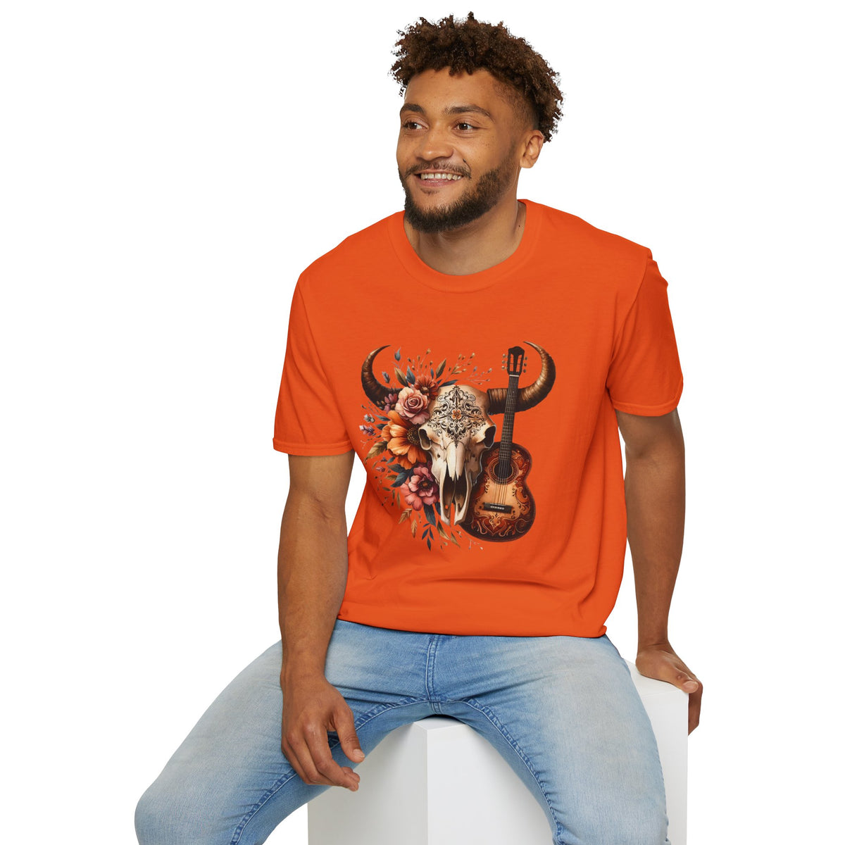 Western Skull Unisex Soft style T-Shirt
