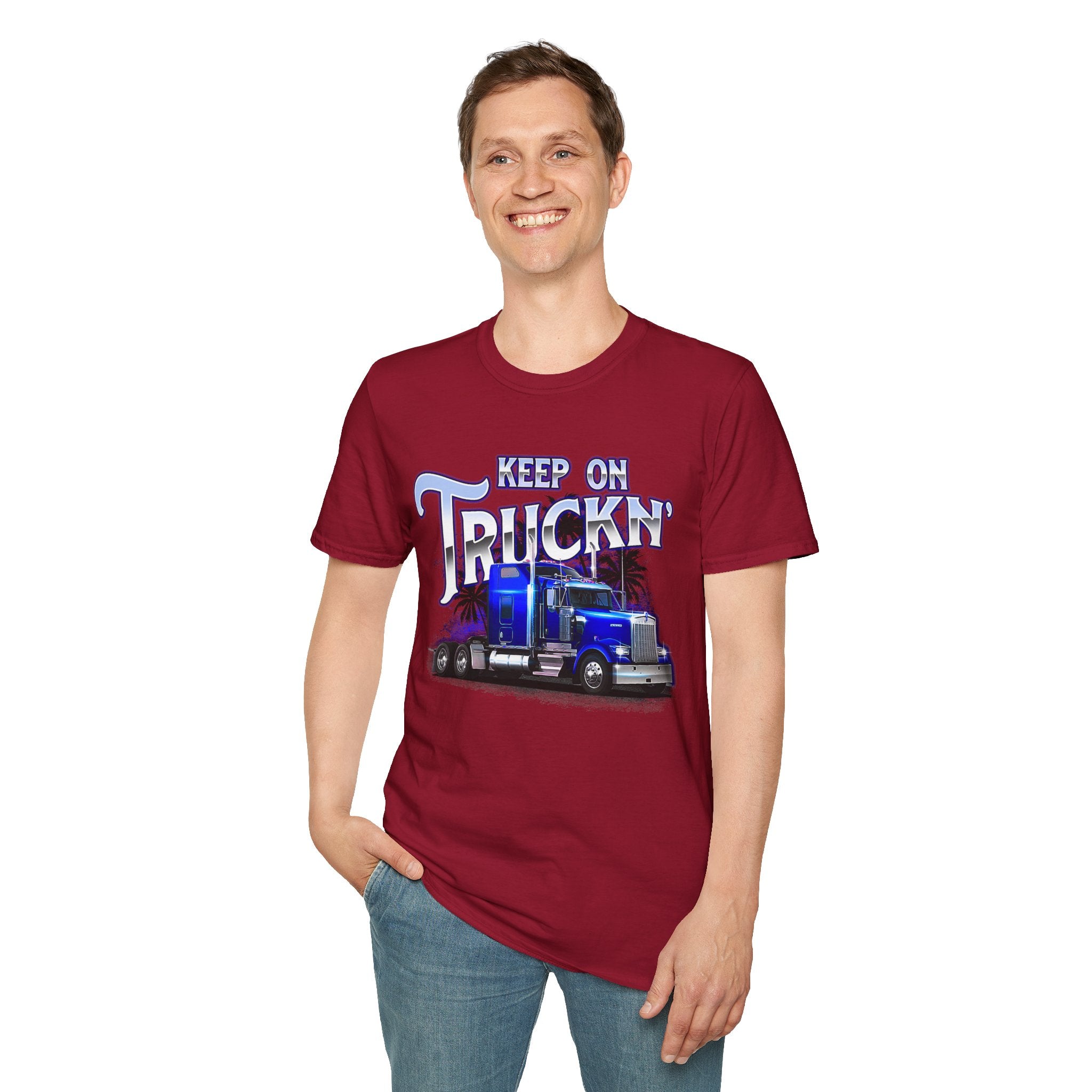 Keep On Truckn Trucker Soft Style T-Shirt