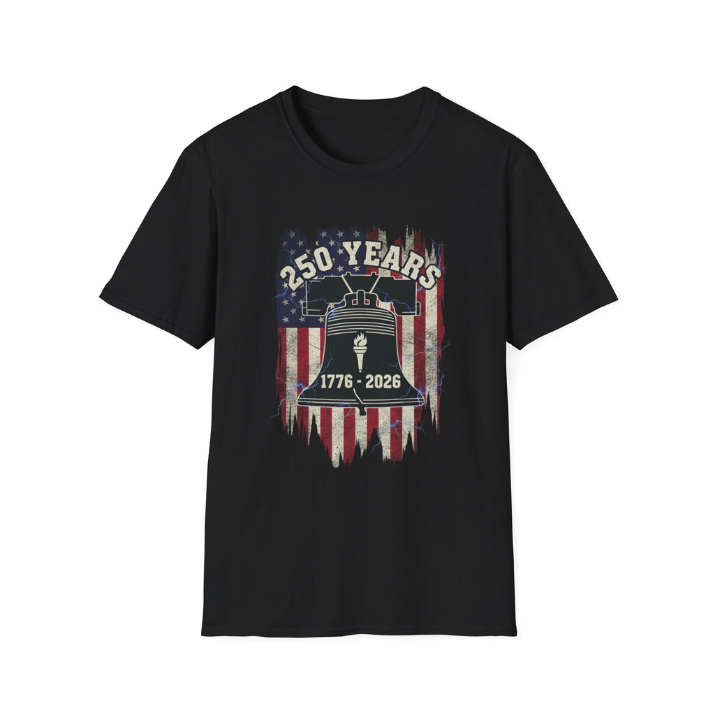 1776 To 2026 250 Years of America Unisex Softstyle T-Shirt