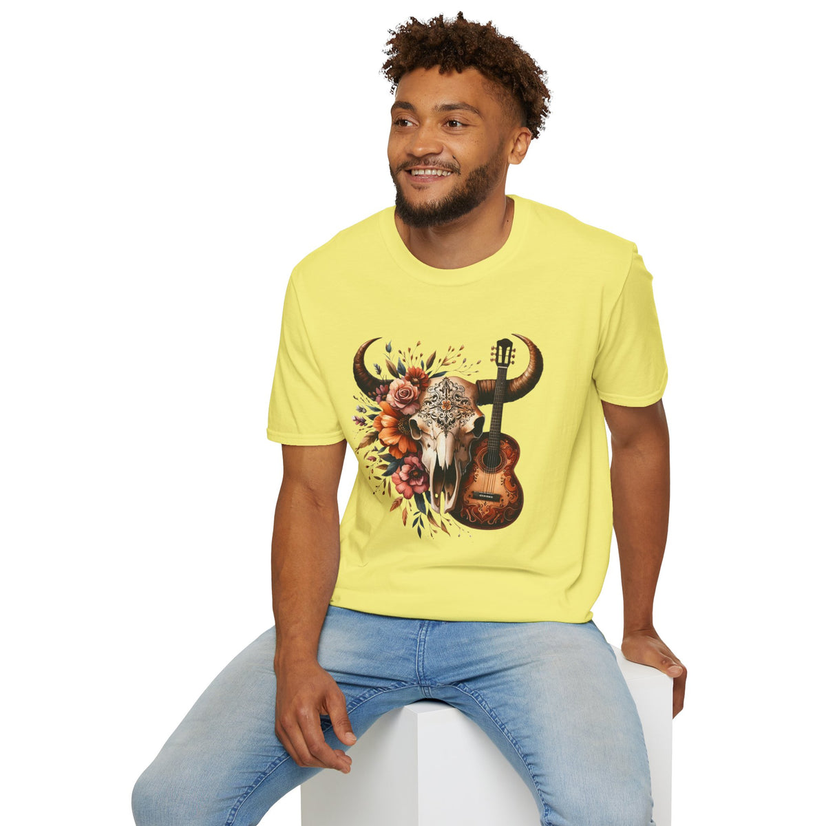 Western Skull Unisex Soft style T-Shirt