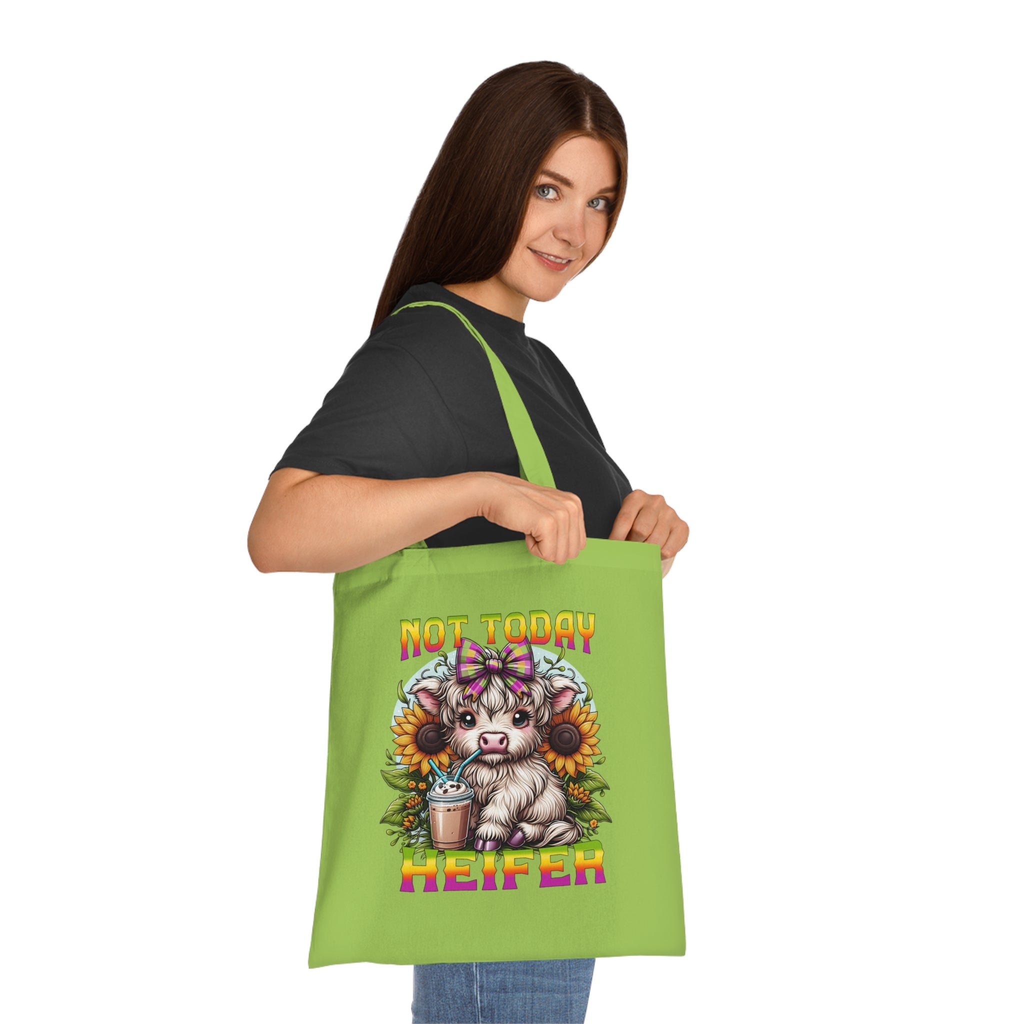Not Today Heifer Cotton Tote