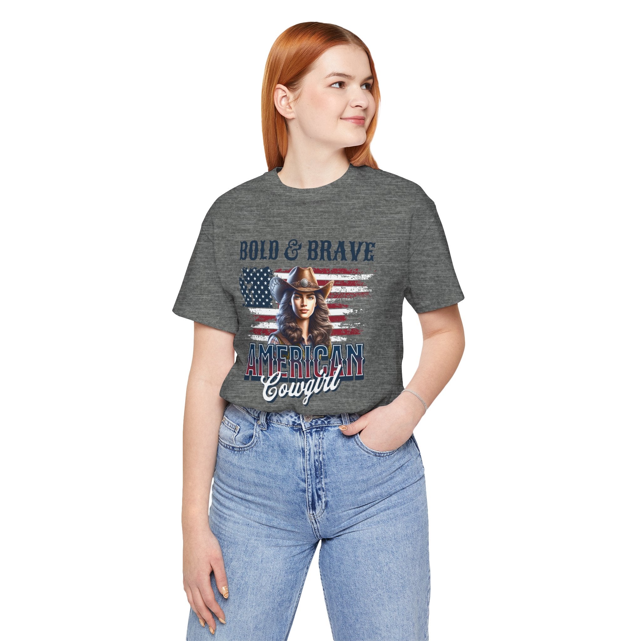 Bold & Brave American Cowgirl Unisex Jersey Short Sleeve Tee