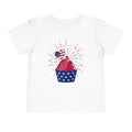 Cupcake with Fireworks Toddler Tee | 2T-5T