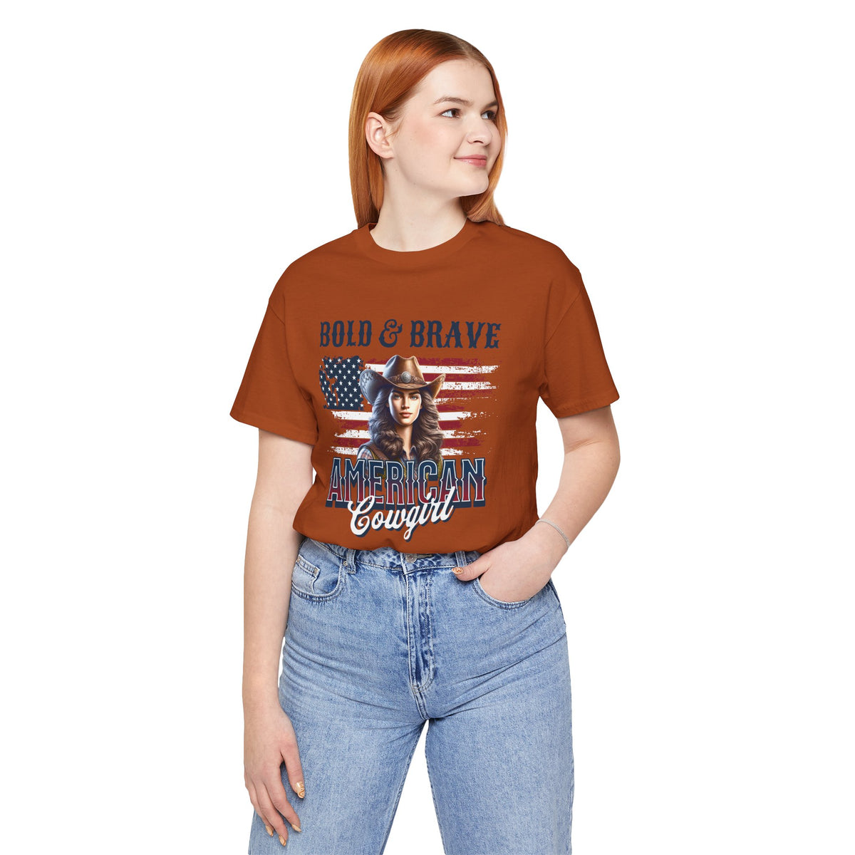 Bold & Brave American Cowgirl Unisex Jersey Short Sleeve Tee