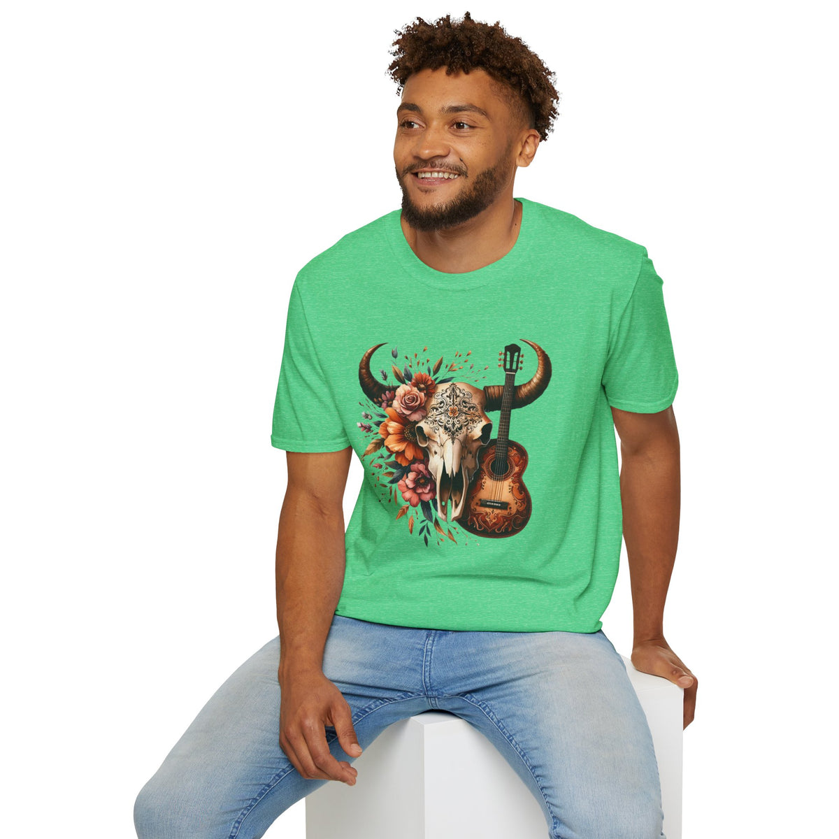 Western Skull Unisex Soft style T-Shirt