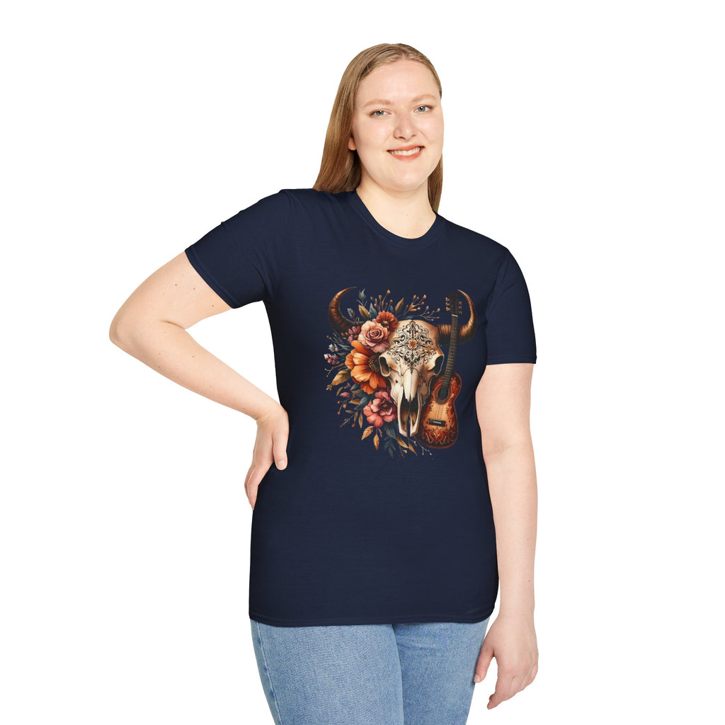 Western Skull Unisex Soft style T-Shirt