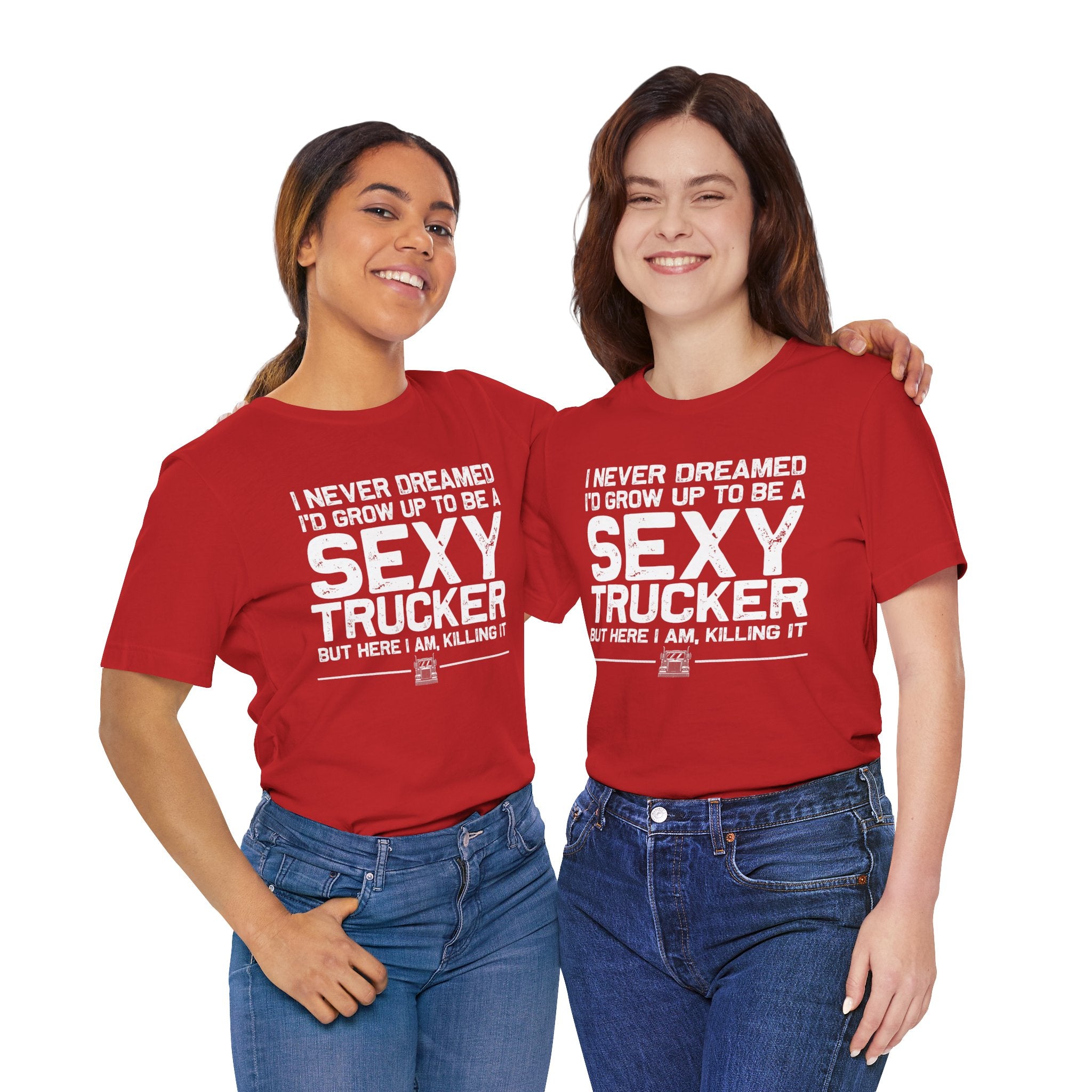 Funny Truck Driver Tee for Trucker Women — Women’s Trucker Shirt