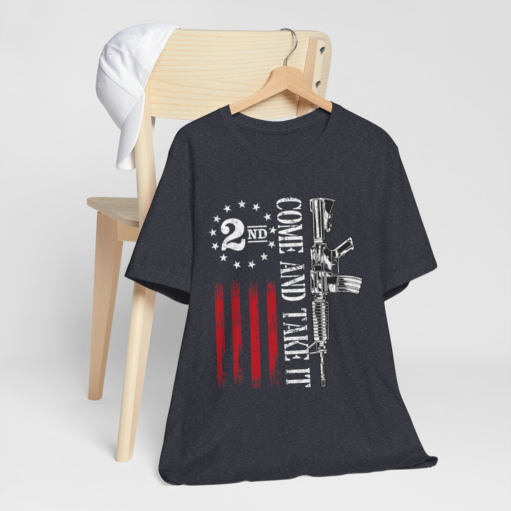 2nd Amendment 'Come and Take It' USA Flag T-Shirt