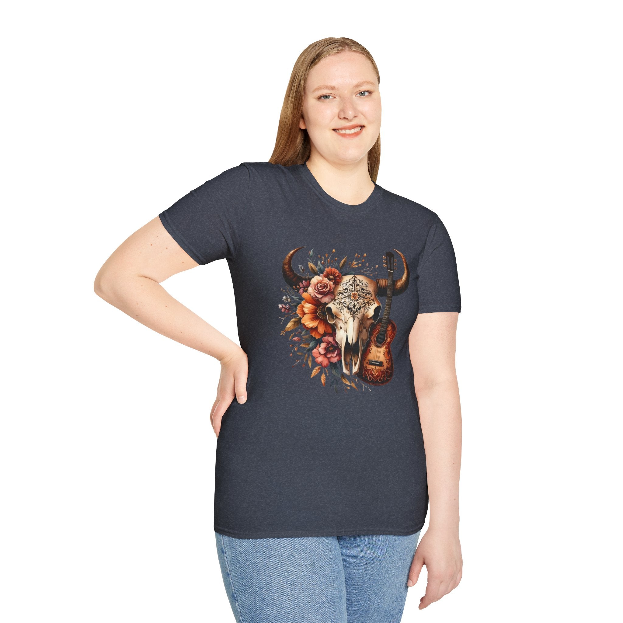 Western Skull Unisex Soft style T-Shirt