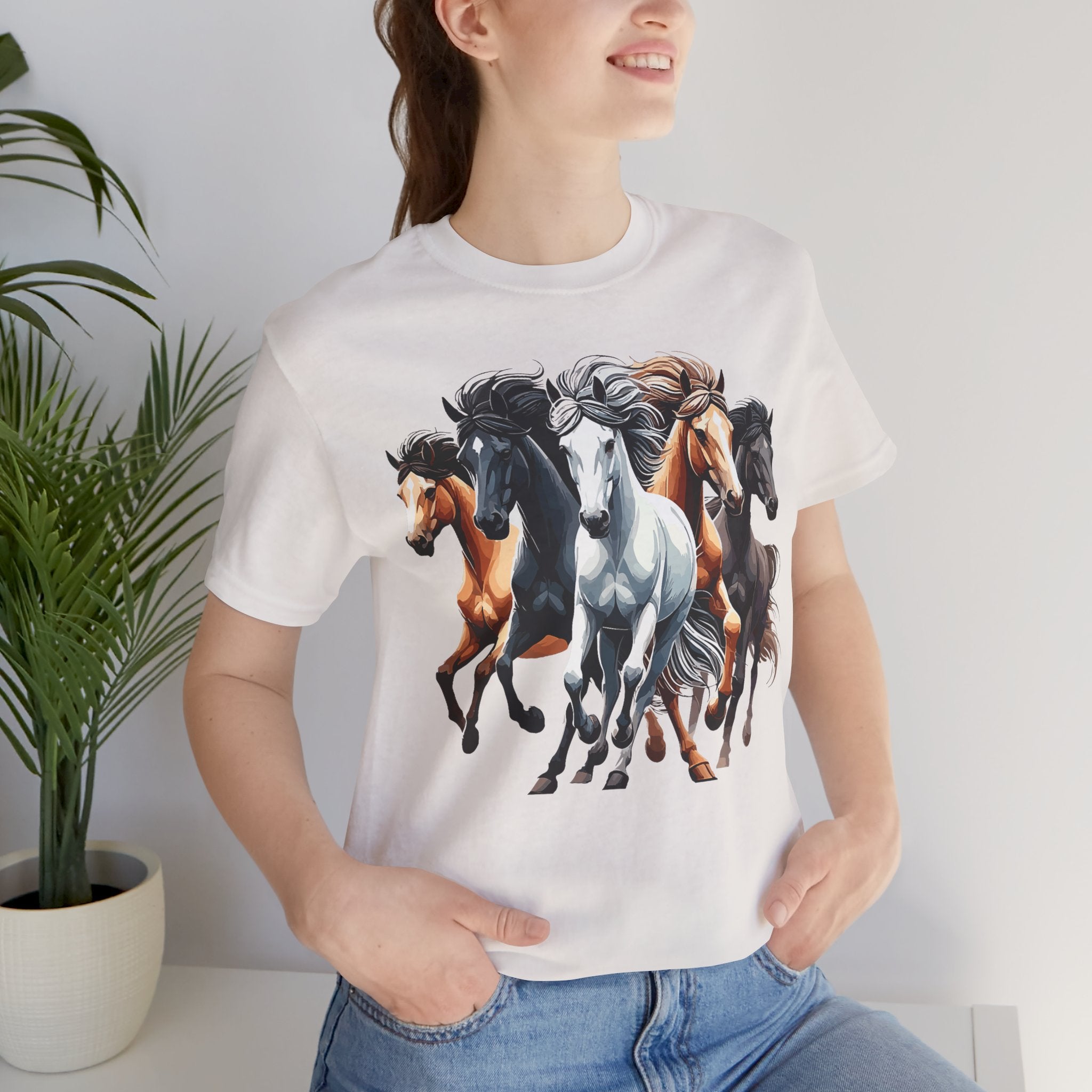 Wild Horse Western Tee — Custom Rodeo-Inspired Graphic T-Shirt
