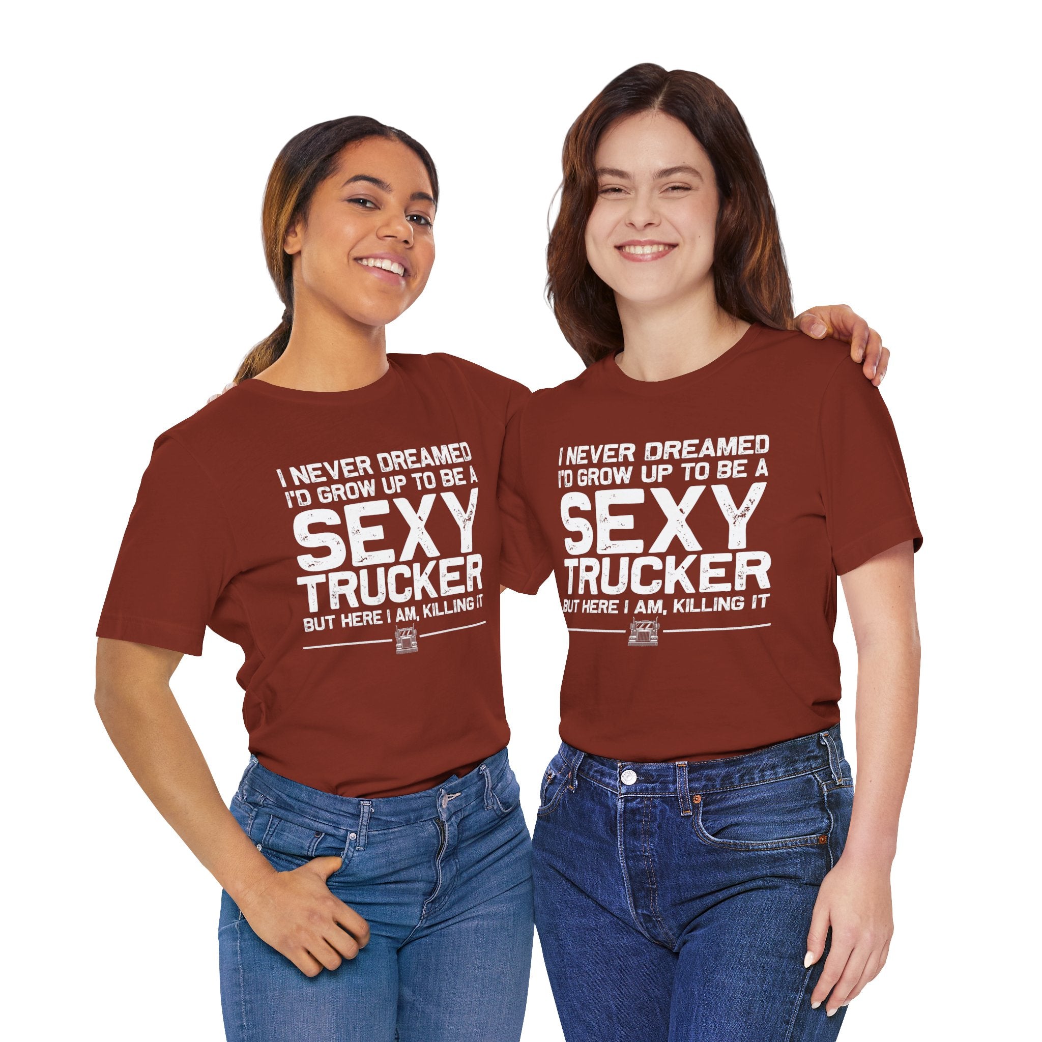 Funny Truck Driver Tee for Trucker Women — Women’s Trucker Shirt