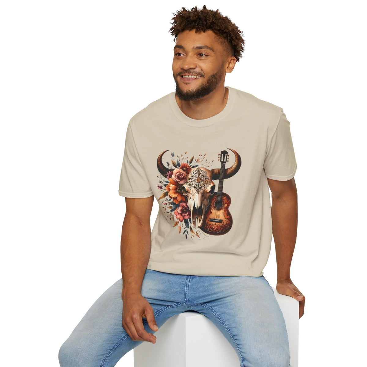 Western Skull Unisex Soft style T-Shirt