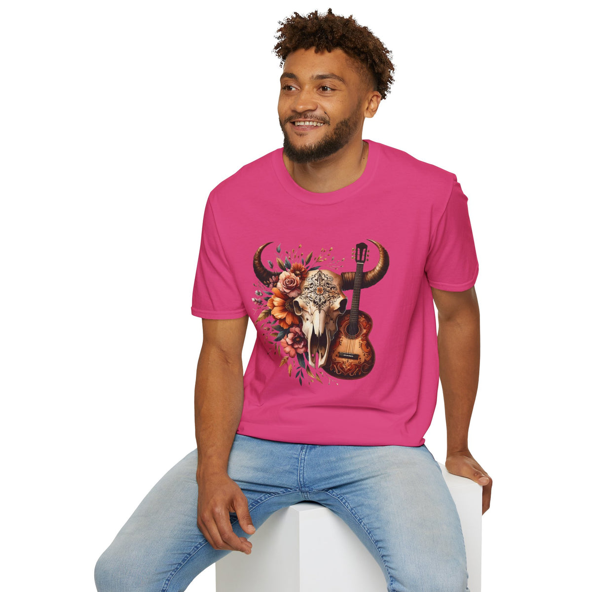 Western Skull Unisex Soft style T-Shirt