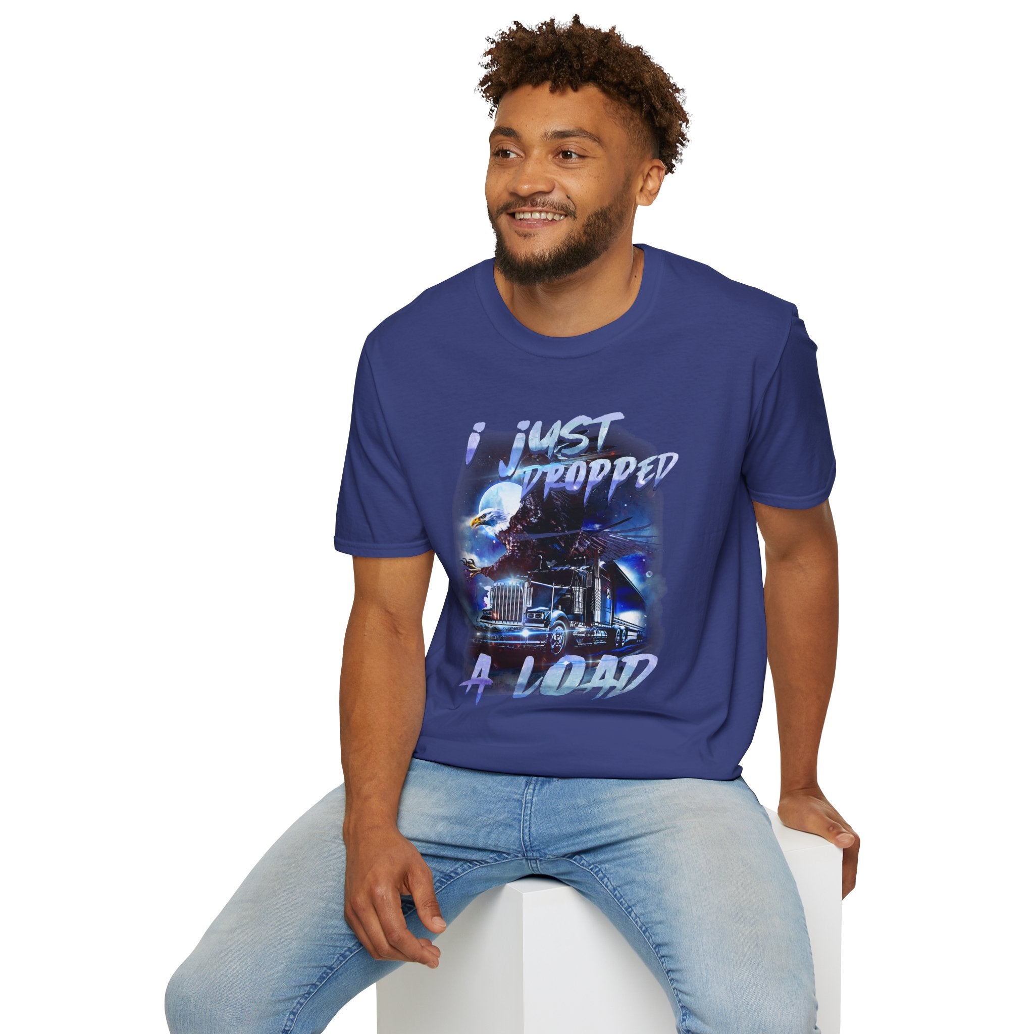Just Dropped a Load Trucker Softstyle T-Shirt