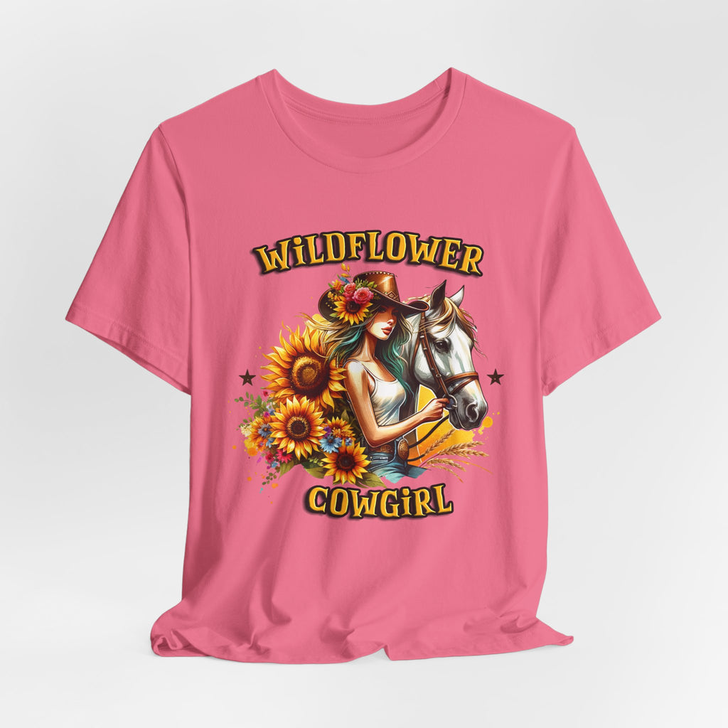 Western Wildflower Girl Jersey Short Sleeve Tee