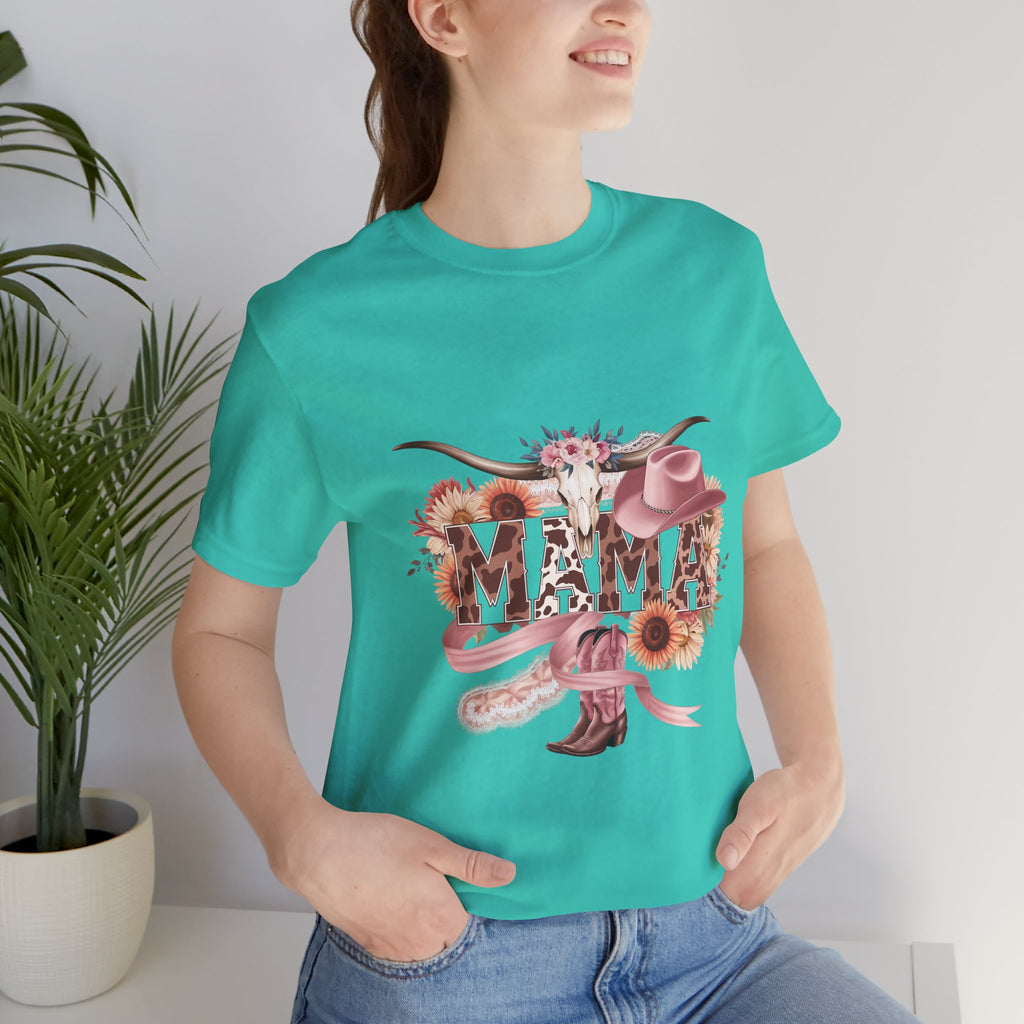Western 'MAMA' Jersey Tee — Mama Graphic T-Shirt