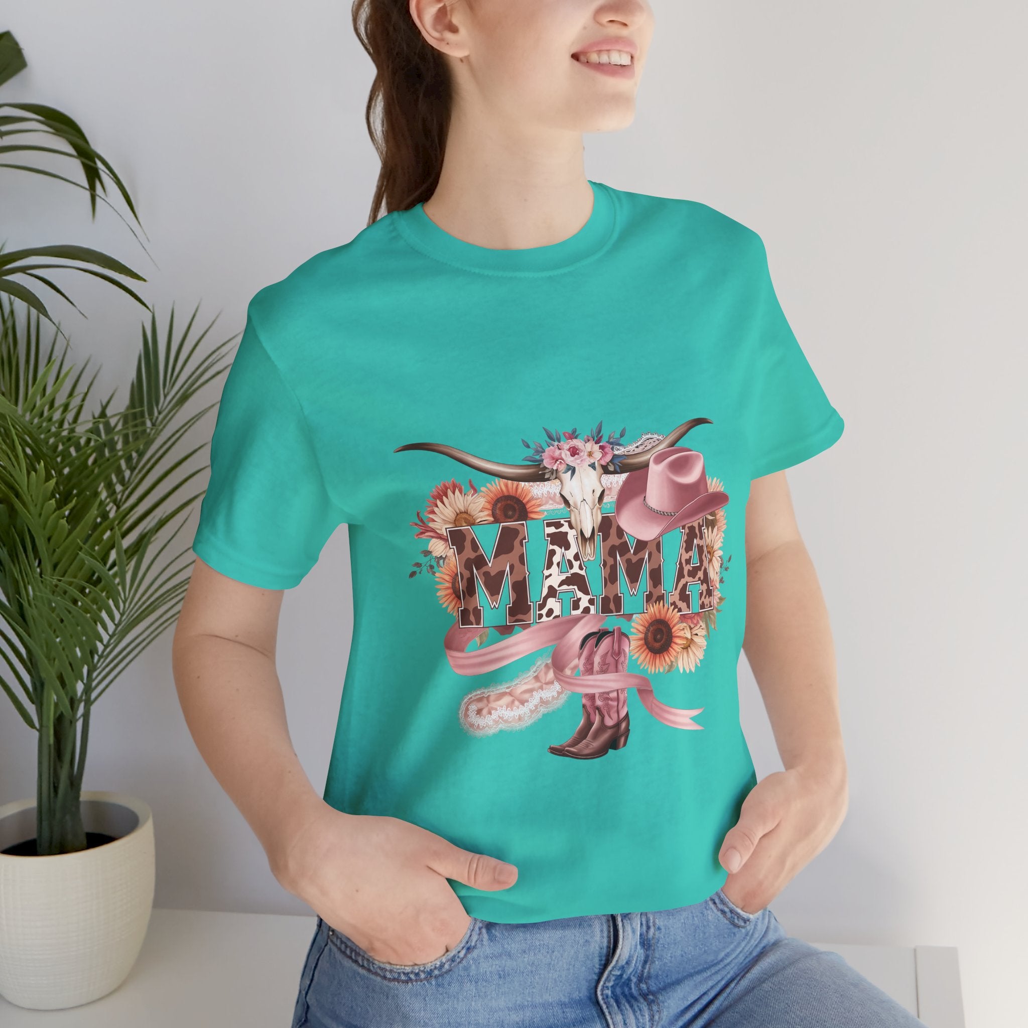 Western 'MAMA' Jersey Tee — Mama Graphic T-Shirt