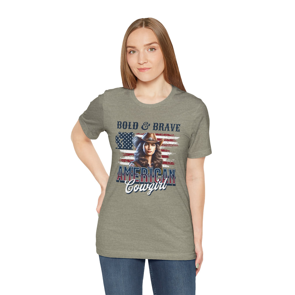 Bold & Brave American Cowgirl Unisex Jersey Short Sleeve Tee