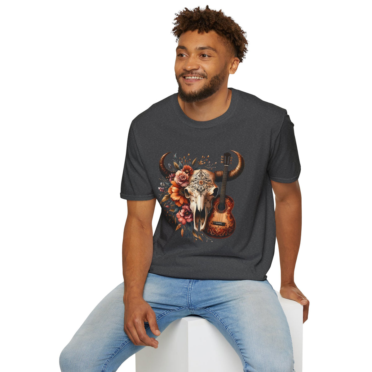 Western Skull Unisex Soft style T-Shirt
