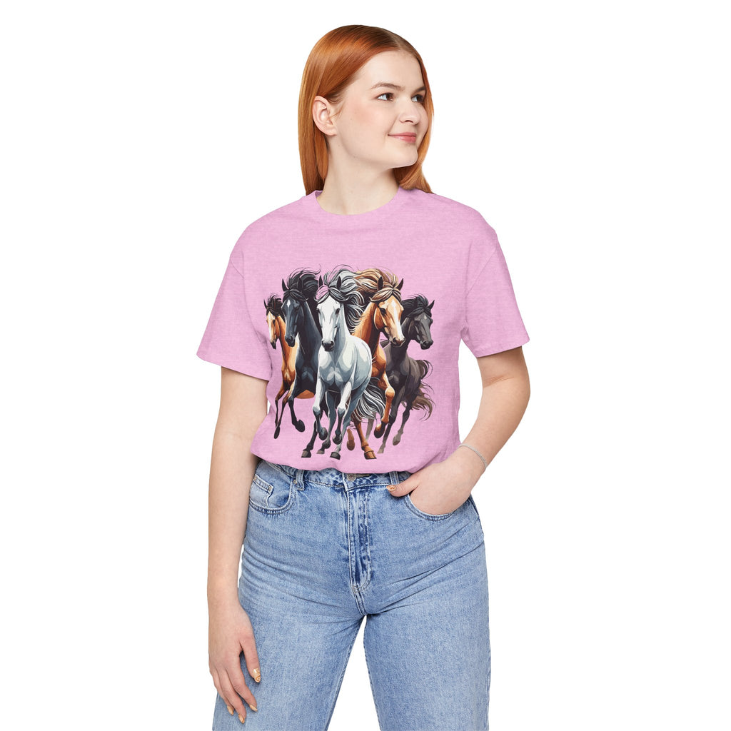 Wild Horse Western Tee — Custom Rodeo-Inspired Graphic T-Shirt