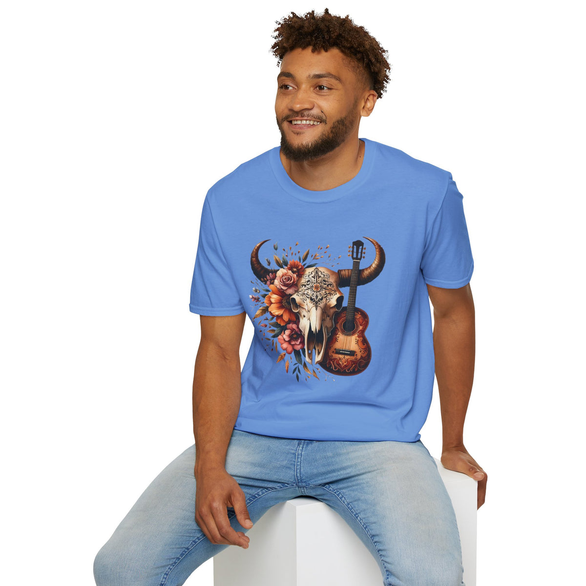Western Skull Unisex Soft style T-Shirt