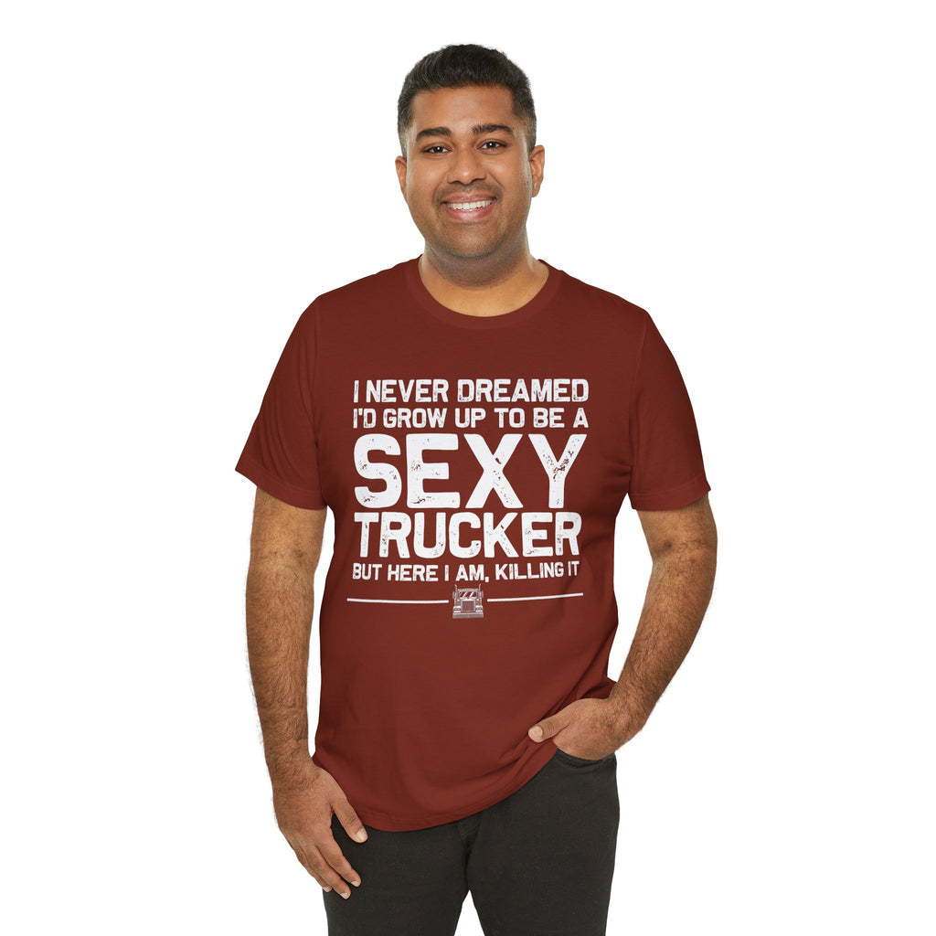 Funny Truck Driver Tee for Trucker Women — Women’s Trucker Shirt