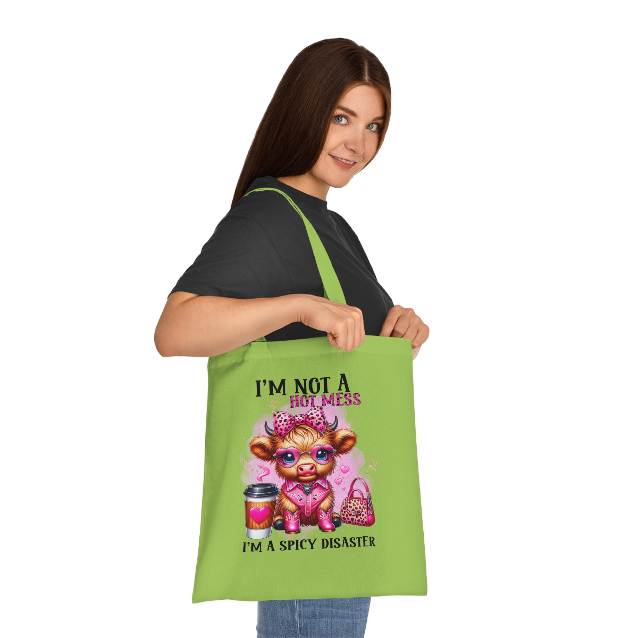 I'm Not a Hot Mess I'm A Spicy Disaster Cotton Tote