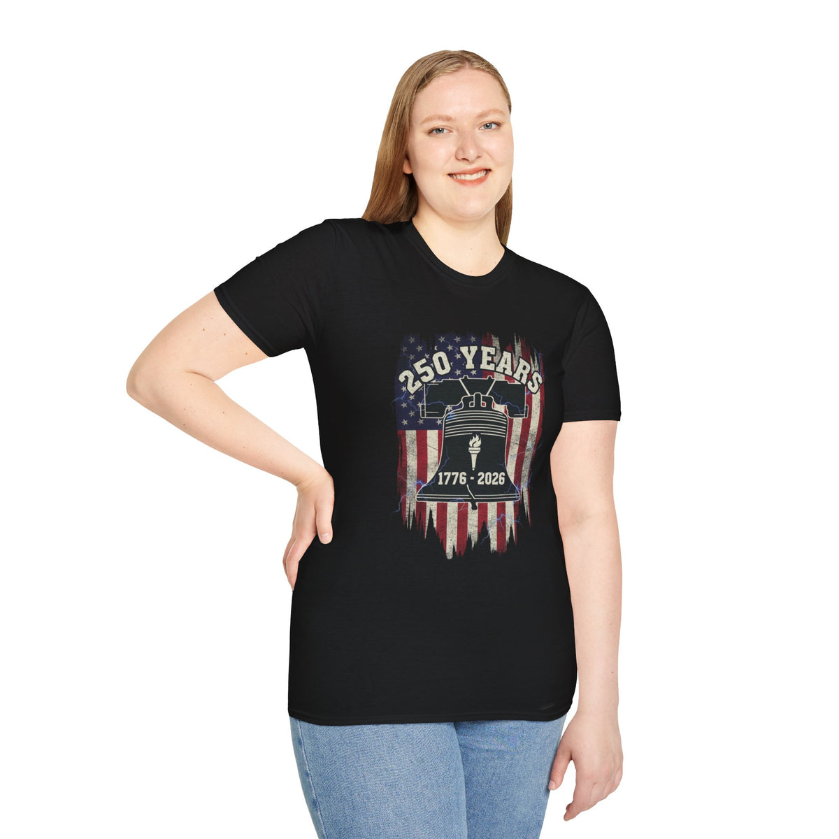 1776 To 2026 250 Years of America Unisex Softstyle T-Shirt