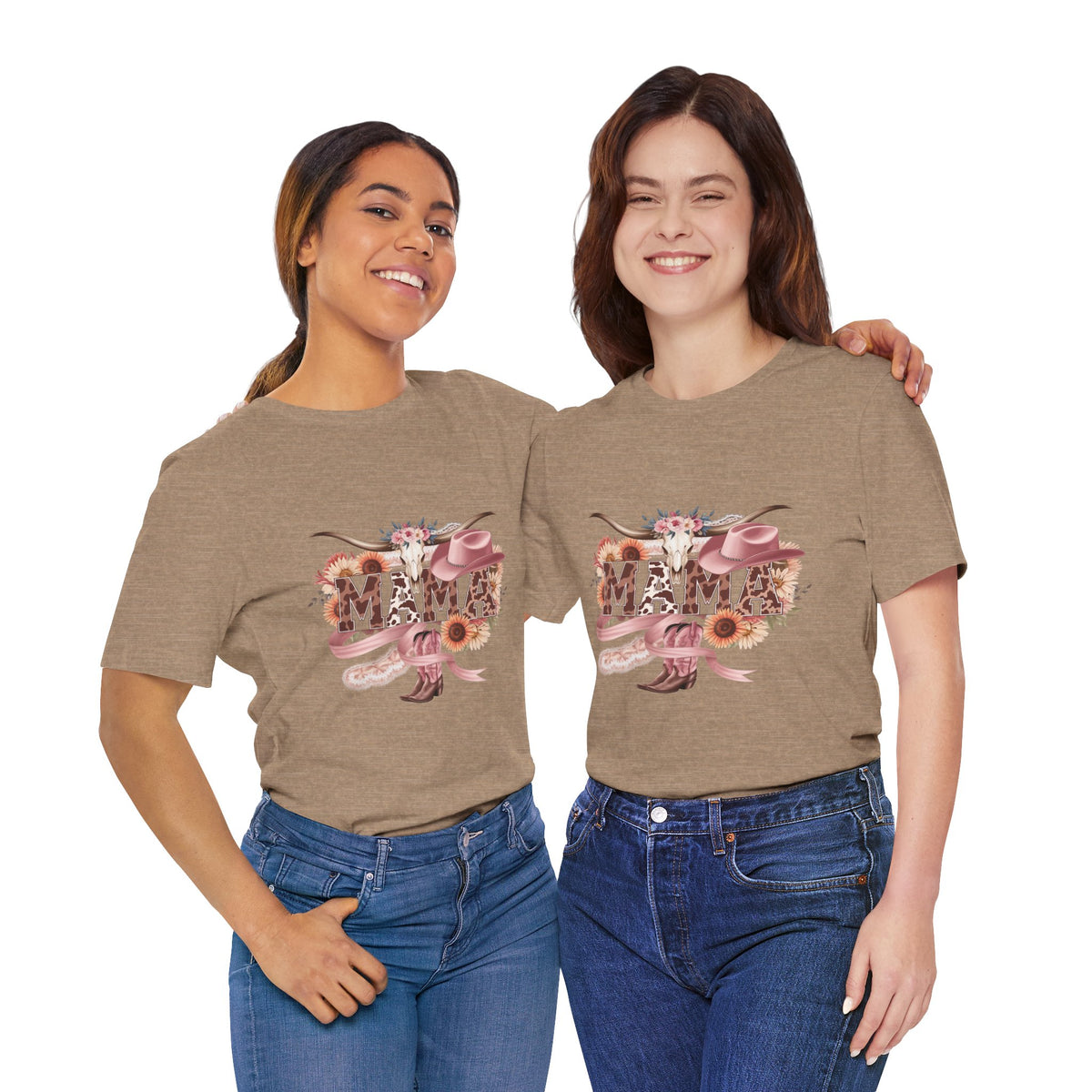 Western 'MAMA' Jersey Tee — Mama Graphic T-Shirt