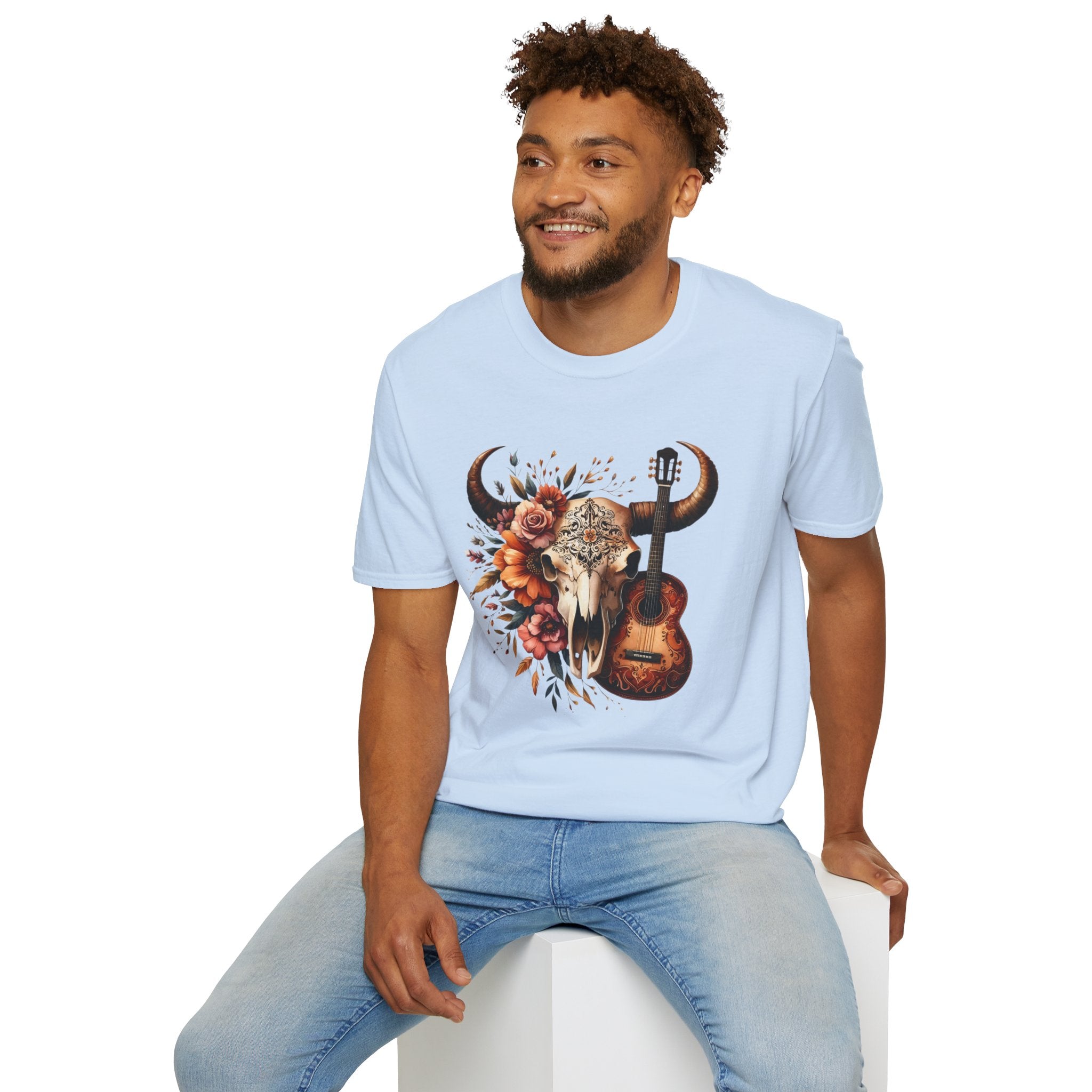 Western Skull Unisex Soft style T-Shirt